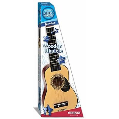 Bontempi - Ukulele In Legno 53 Cm A 4 Corde. Accordabile. Plettro. Suo Bontempi - Ukulele In Legno 53 Cm A 4 Corde. Accordabile. Plettro. Suo