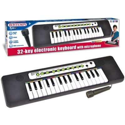Bontempi - Tastiera Elettronica 32 Tasti Con Microfono (123200) Bontempi - Tastiera Elettronica 32 Tasti Con Microfono (123200)