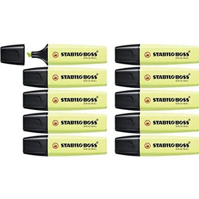 Evidenziatore Pastello STABILO Boss - Lime - 1 Pezzo - Evidenziatore Evidenziatore Pastello STABILO Boss - Lime - 1 Pezzo - Evidenziatore