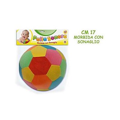 Teorema - Baby Palla Sonora Morbida con Sonaglio 17 cm (61649) Teorema - Baby Palla Sonora Morbida con Sonaglio 17 cm (61649)