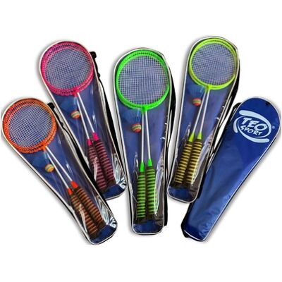 Teorema - Racchette Badminton Top Quality Sport Con Volano Incluso Teorema - Racchette Badminton Top Quality Sport Con Volano Incluso