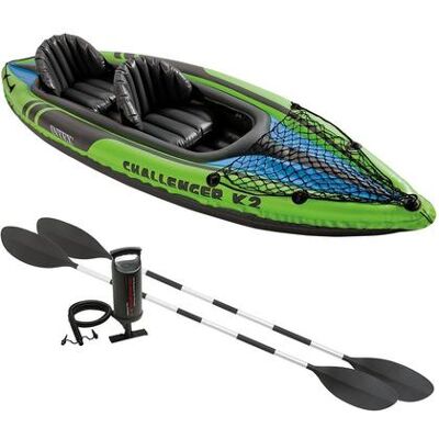 Intex - Challenger K2 - 351x76x38 cm - PVC - Kayak Intex - Challenger K2 - 351x76x38 cm - PVC - Kayak