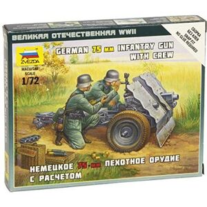 Zvezda - German 75-Mm Infantry Gun (6156ZS) Zvezda - German 75-Mm Infantry Gun (6156ZS)