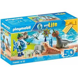 Playmobil - Custode Con Animali Marini - My Life (71448)