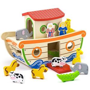 Viga Toys - Arca di Noè in legno con incastri (VG51625) Viga Toys - Arca di Noè in legno con incastri (VG51625)