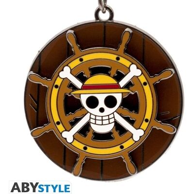 AbyStyle - One Piece Portachiavi -Thousand Sunny's Helm Moving Keychai AbyStyle - One Piece Portachiavi -Thousand Sunny's Helm Moving Keychai