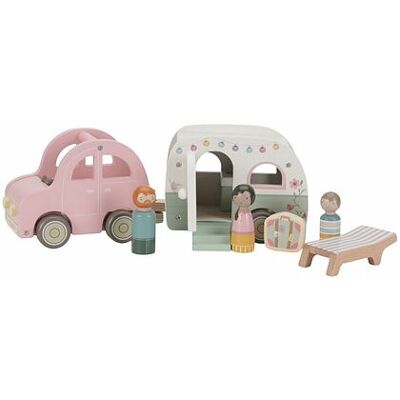 Little Dutch - Roulotte - Macchina Con Caravan e Personaggi (LD8022) Little Dutch - Roulotte - Macchina Con Caravan e Personaggi (LD8022)