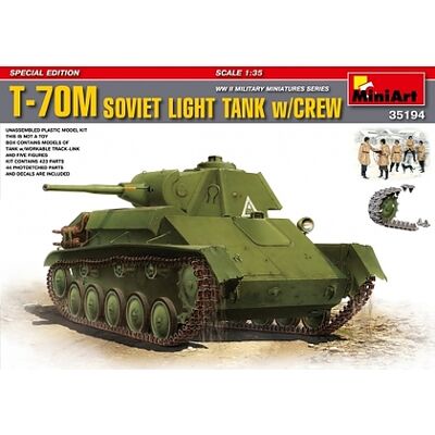 Mini Art T-70M Edizione speciale 1:35 - Maquette militare Mini Art T-70M Edizione speciale 1:35 - Maquette militare