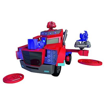 Simba - Transformers Mini-Con Deployer Optimus Prime cm. 23 lancia dis Simba - Transformers Mini-Con Deployer Optimus Prime cm. 23 lancia dis