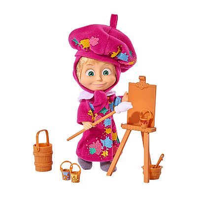 Simba Toys Masha Paint Fun - Bambola Simba Toys Masha Paint Fun - Bambola