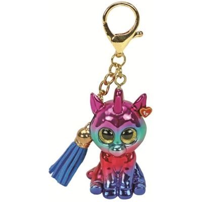 TY peluches - Portachiavi Mini Boos Clips unicorno Glamour TY peluches - Portachiavi Mini Boos Clips unicorno Glamour