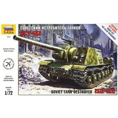 Kit modello militare Zvezda ISU-122 - Scala 1:72 Kit modello militare Zvezda ISU-122 - Scala 1:72