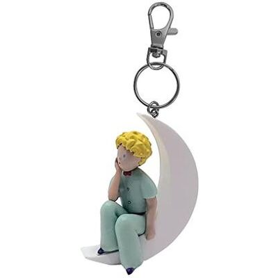 Plastoy - Little Prince Sitting On The Moon Kchain Plastoy - Little Prince Sitting On The Moon Kchain