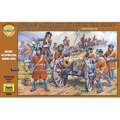 Figurini Artiglieria Russa Zvezda - Scala 1:72 Figurini Artiglieria Russa Zvezda - Scala 1:72