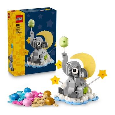 Lego - 40814 Baby Elefantino tra le Stelle, Kit di Modellismo pe Lego - 40814 Baby Elefantino tra le Stelle, Kit di Modellismo pe
