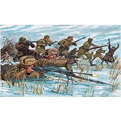 Italeri - WWII-Russian Infantry (Winter Unif) Italeri - WWII-Russian Infantry (Winter Unif)