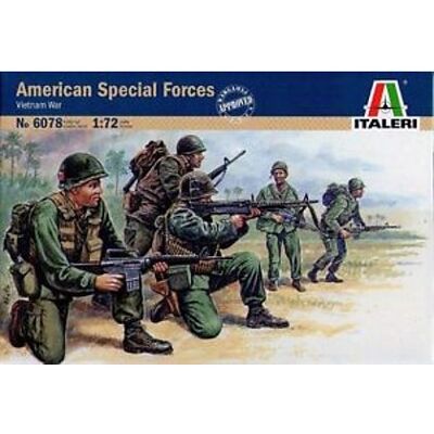 Italeri - Soldati Forze speciali U.S. Guerra Vietnam 1/72 (IT6078) Italeri - Soldati Forze speciali U.S. Guerra Vietnam 1/72 (IT6078)
