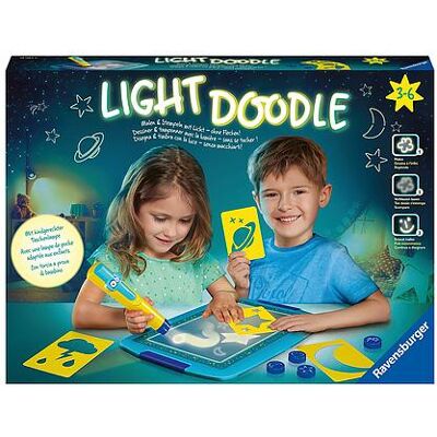 Ravensburger - Light Doodle - Luna e stelle (18084) Ravensburger - Light Doodle - Luna e stelle (18084)