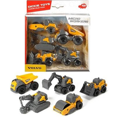 Simba - Volvo mezzi cantiere set da 5 (203722008) Simba - Volvo mezzi cantiere set da 5 (203722008)