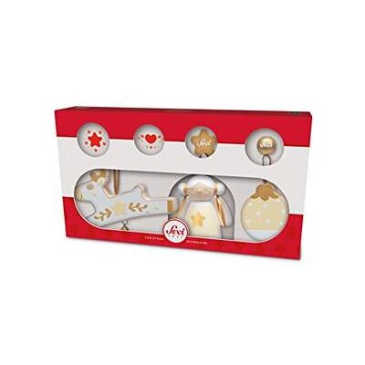 Sevi - Set Decorazioni natalizie bianche (3 pz.) (83099) Sevi - Set Decorazioni natalizie bianche (3 pz.) (83099)