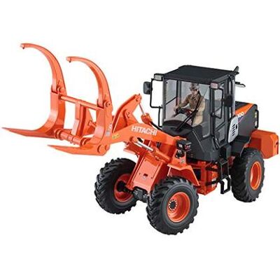 Hasegawa - Hitachi Wheel Loader Zw100-6 Log Grapple Scala 1/35 (HA6610 Hasegawa - Hitachi Wheel Loader Zw100-6 Log Grapple Scala 1/35 (HA6610