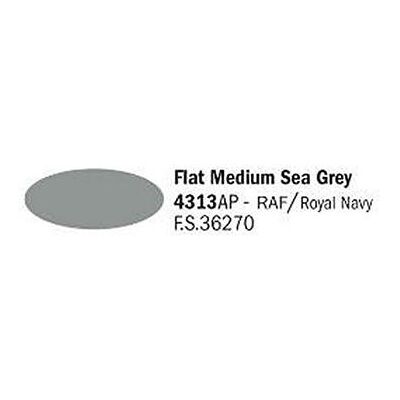 Italeri - Boccetta colore 20 ml Flat Medium Sea Grey Italeri - Boccetta colore 20 ml Flat Medium Sea Grey