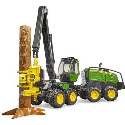 Bruder - Taglia tronchi John Deere 1270G con 1 tronco (02135) Bruder - Taglia tronchi John Deere 1270G con 1 tronco (02135)