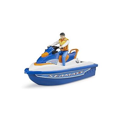 Bruder - Moto d'acqua con personaggio (63150) Bruder - Moto d'acqua con personaggio (63150)