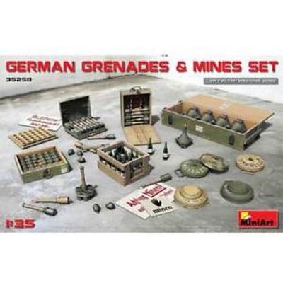 Mini Art - Granate e mine tedesche. Scala 1/35 (MA35258) Mini Art - Granate e mine tedesche. Scala 1/35 (MA35258)