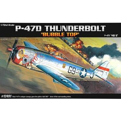 Academy - 1/72 P-47d Bubble-Top (AC12491) Academy - 1/72 P-47d Bubble-Top (AC12491)