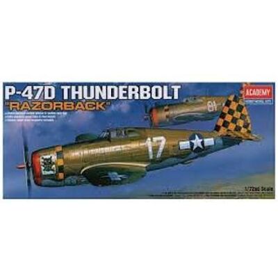 Academy - Aereo P-47D THUNDERBOLT. Scala 1/72 (AC12492) Academy - Aereo P-47D THUNDERBOLT. Scala 1/72 (AC12492)