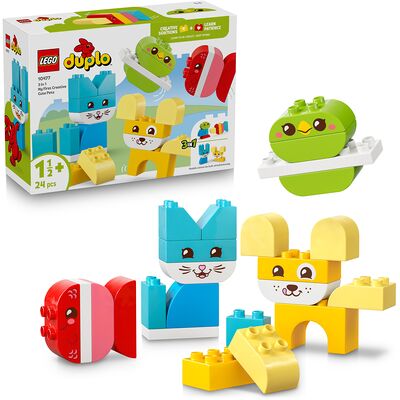 Lego - DUPLO 10477 Animali Domestici Creativi 3 in 1, Gioco Didat Lego - DUPLO 10477 Animali Domestici Creativi 3 in 1, Gioco Didat