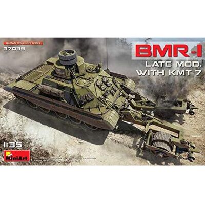 Mini Art BMR-1 sovietico TARD MOD. con KMT-7 - Kit Modellistico Militare Mini Art BMR-1 sovietico TARD MOD. con KMT-7 - Kit Modellistico Militare