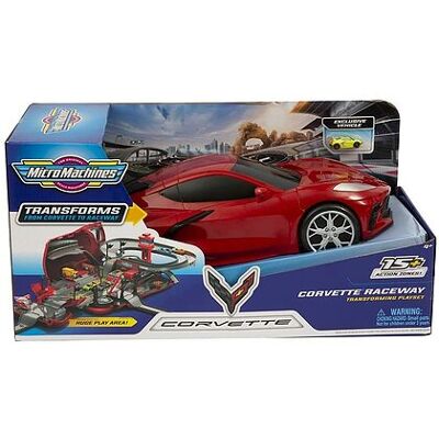 Grandi Giochi - Auto Corvette trasformabile Playset Micro Machines (MC Grandi Giochi - Auto Corvette trasformabile Playset Micro Machines (MC