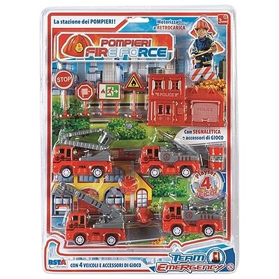 Ronchi Supertoys - Mezzi Pompieri Con Accessori (11278) Ronchi Supertoys - Mezzi Pompieri Con Accessori (11278)
