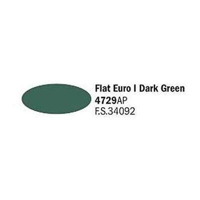 Italeri - Boccetta colore 20 ml Flat Euro I Dark Green Italeri - Boccetta colore 20 ml Flat Euro I Dark Green