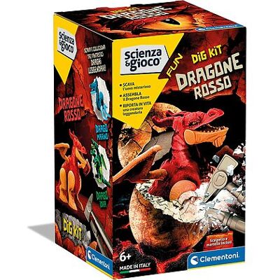 Clementoni - Dig Kit Dragone Rosso (19321) Clementoni - Dig Kit Dragone Rosso (19321)