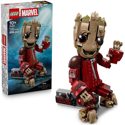 Lego - Marvel 76341 Groot in Tuta da Ravager, Action Figure Gioc Lego - Marvel 76341 Groot in Tuta da Ravager, Action Figure Gioc
