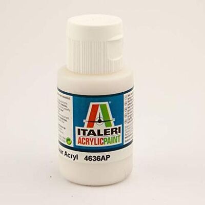 Italeri - Boccetta colore 35 ml - Flat Clear Acryl Trasparente Italeri - Boccetta colore 35 ml - Flat Clear Acryl Trasparente