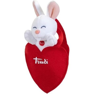 Trudi - Sweet Coniglietto Cuore in borsetta XXS (51378) Trudi - Sweet Coniglietto Cuore in borsetta XXS (51378)