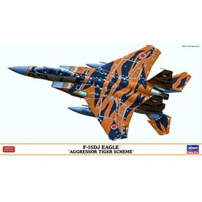 Hasegawa - 1/72 F-15DJ EAGLE AGGRESSOR TIGER SCHEME (HA02392) Hasegawa - 1/72 F-15DJ EAGLE AGGRESSOR TIGER SCHEME (HA02392)