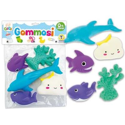 Teorema - Animali Marini gommosi 5 pz (67394) Teorema - Animali Marini gommosi 5 pz (67394)