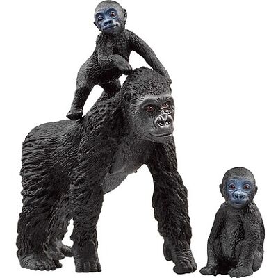 Schleich - Wild Life - Famiglia Di Gorilla Della Pianura Schleich - Wild Life - Famiglia Di Gorilla Della Pianura