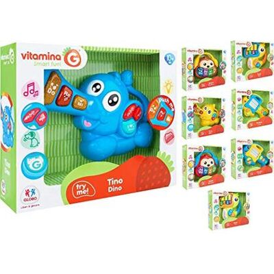 GLOBO - Animale Musicale con luci e suoni (articolo assortito 1 pz) (0 GLOBO - Animale Musicale con luci e suoni (articolo assortito 1 pz) (0
