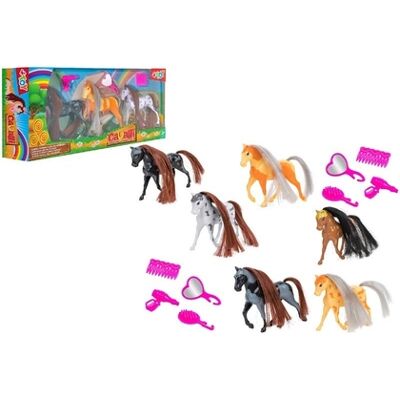 Globo - Cavalli 3 Pz Con Accessori (41420) Globo - Cavalli 3 Pz Con Accessori (41420)