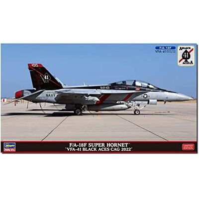 Hasegawa - 1/72 Fa-18f Super Hornet, Vfa 41 Black Aces Cag (HA02429) Hasegawa - 1/72 Fa-18f Super Hornet, Vfa 41 Black Aces Cag (HA02429)