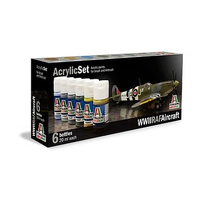 Italeri - Set 6 Colori Aerei inglesi RAF 2 Guerra Mondiale (432AP) Italeri - Set 6 Colori Aerei inglesi RAF 2 Guerra Mondiale (432AP)