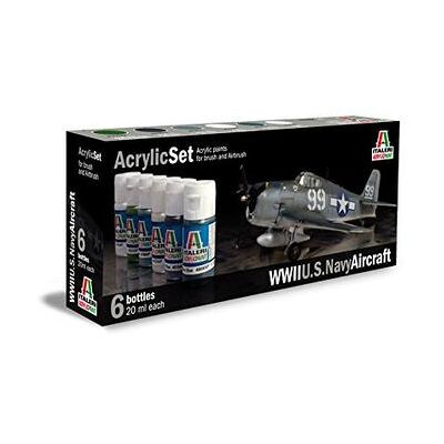 Italeri - WWII U.S. Navy Aircraft- (6 Boccette Incluse) Italeri - WWII U.S. Navy Aircraft- (6 Boccette Incluse)