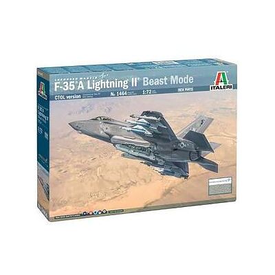 Italeri - Aereo F-35A LIGHTNING II CTOL version (Beast Mode) in scala Italeri - Aereo F-35A LIGHTNING II CTOL version (Beast Mode) in scala