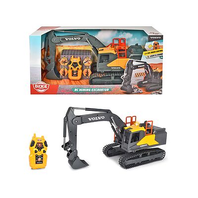 Simba - RC Volvo Mining Escavatore cm. 60, 4 canali, frequenza 2,4GHz, Simba - RC Volvo Mining Escavatore cm. 60, 4 canali, frequenza 2,4GHz,